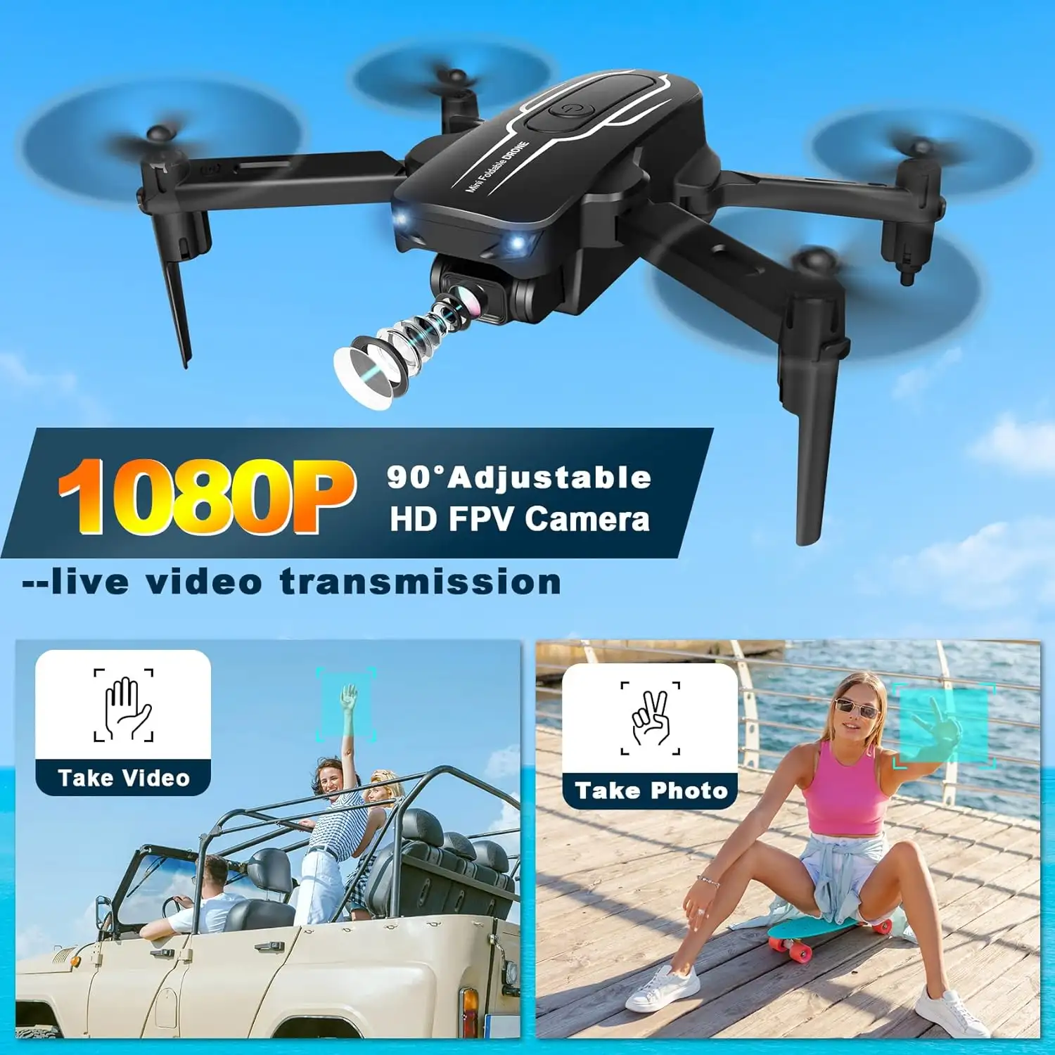 Oviliee Mini Drone with Camera for Adults Kids - 71wjccn4qcl._ac_sl1500_